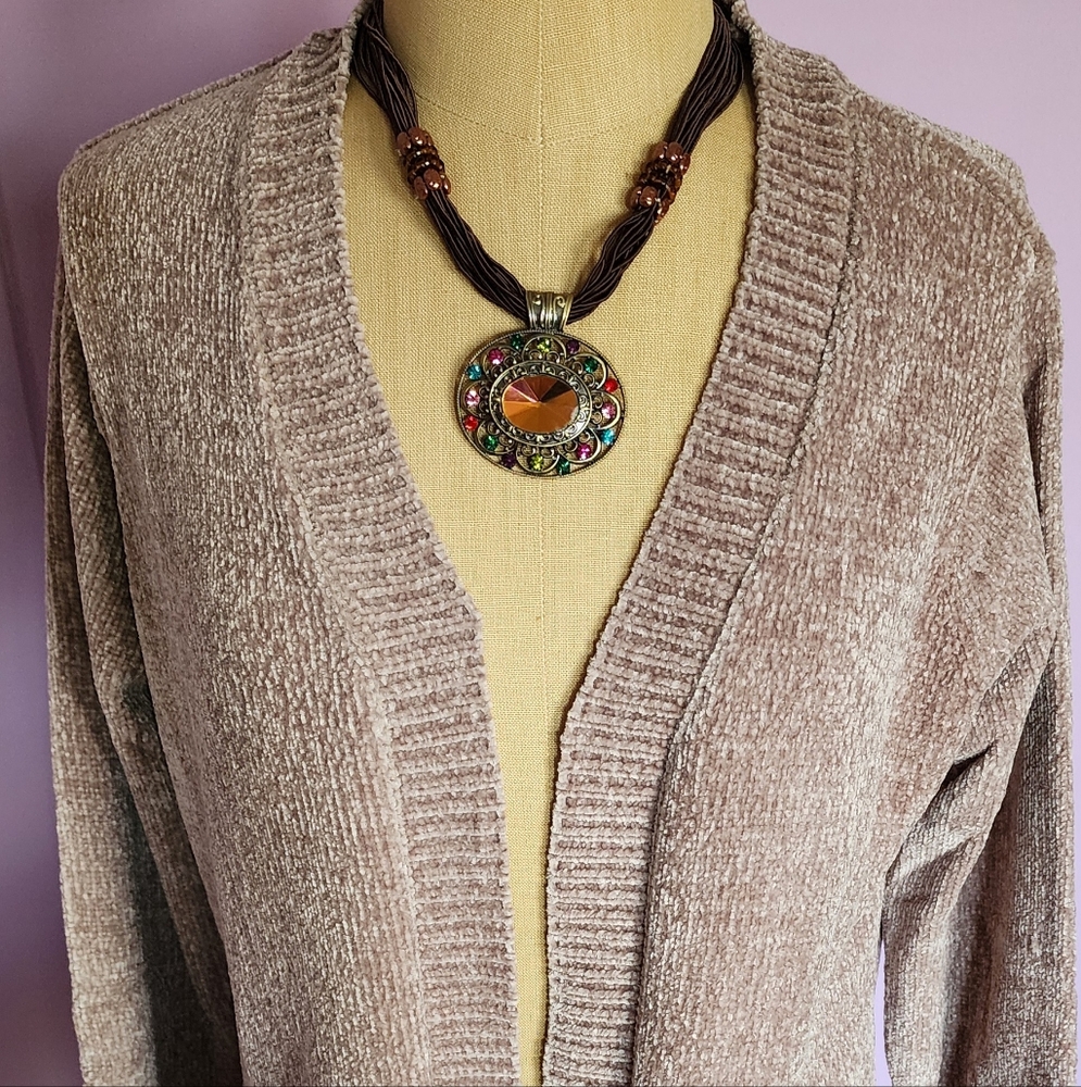 NEW Karen Scott Cardigan Sweater - Size Large
